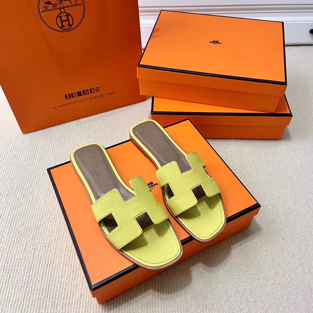 에르메스 올수공 오란 슬리퍼 샌들 앱송 33